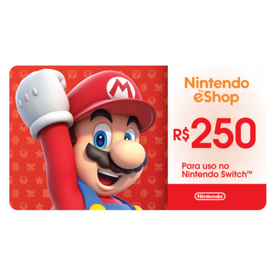 Nintendo - Gift Card Digital 250 Reais