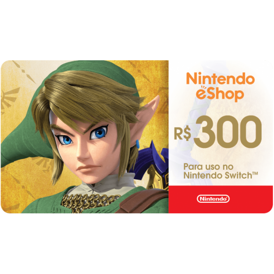 Nintendo - Gift Card Digital 300 Reais