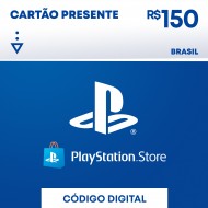 Cartão Presente Playstation Store - R$ 150,00 Reais