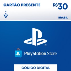 Cartão Presente Playstation Store - R$ 30,00 Reais
